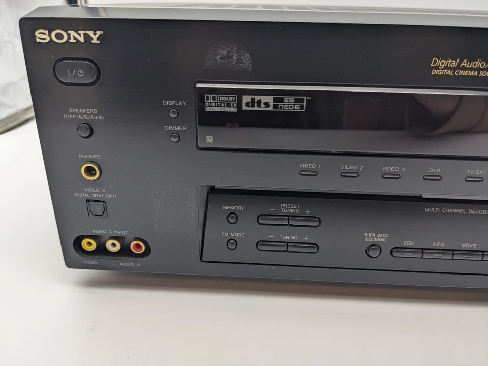 Sony STR-DE485 5.1 Receiver Dolby Pro Logic AM FM Tuner  - Image 3 of 4