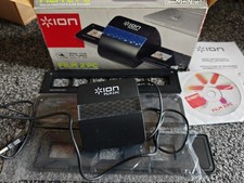 Ion Film Scanner 2 PC Set 35mm or 110mm Film Slide Scanner in Black