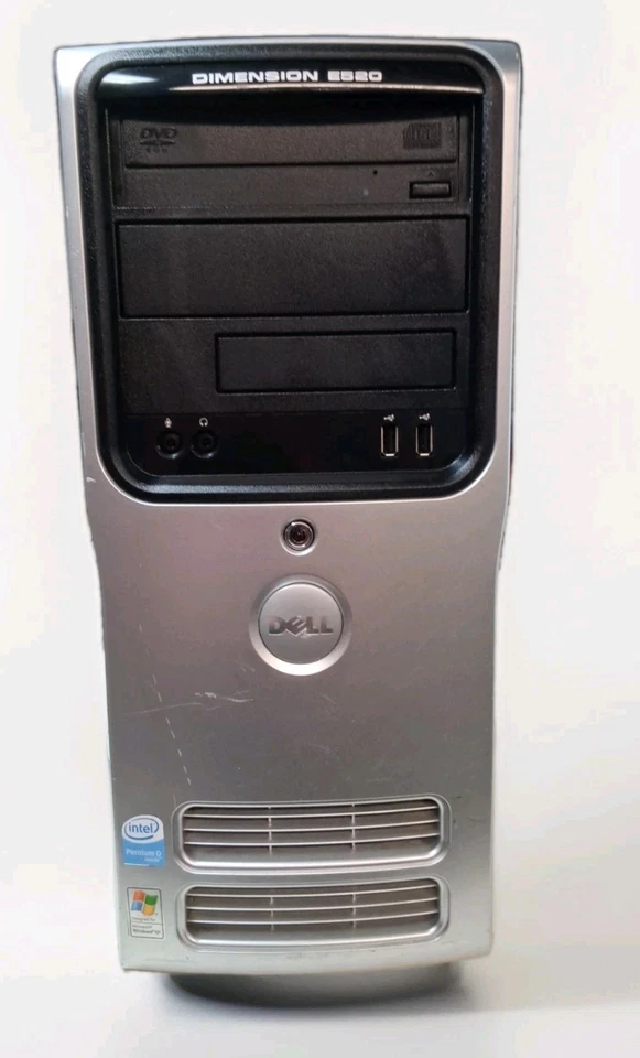DELL DIMENSION E5520-PENTIUM D 3GHZ-1GB DDR2-250GB HDD-WINDOWS XP PRO - Imagen 3 de 4