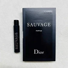 Dior Sauvage Men's Parfum spray  VIALS/ Sample - 1 ml/0.3 oz NEW