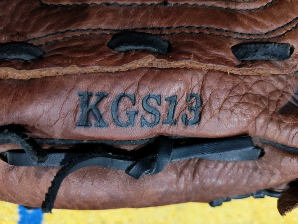 Guante de béisbol Kelley KGS13 cuero marrón limpio GS 13"" ⚾ Guante para mano derecha Foto 2 de 4