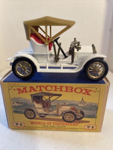 Vintage 1960’s matchbox models of yesteryear 1909 Opel Coupe Variant New In Box