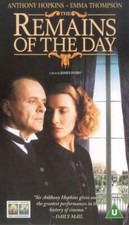 The Remains of the Day VHS  1993  VHS Tape 