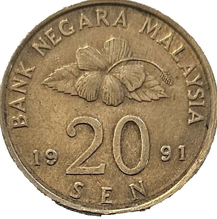 1991 Malaysian Coins