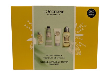 L'Occitane Amande Almond Always & Forever Favorites Kit Gift Set NEW
