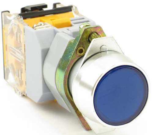 YC-P22XPM 22mm Push Button LED Illuminated Flush Extended Maintained Momentary - Picture 14 of 18