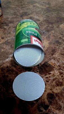 4 Vegetable Can Round Prototyping PCB w/593 Holes
