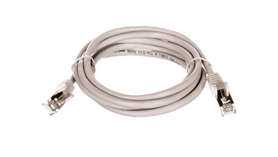 Patchkabel F/UTP Kat.5e CCA grau 1,5m 95535 Netzwerkkabel LAN Ethernet