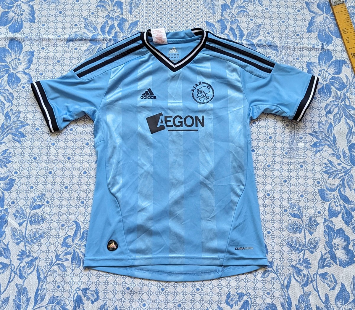 ウェア Ajax 2011-12 Away Soccer Uniform #8 Ajax Amsterdam 2011 2012 Away Jersey Boys Size 11-12 years