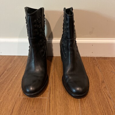 Donald J Pliner Black Studded Ankle Boots - 6.5 M | eBay display picture 1