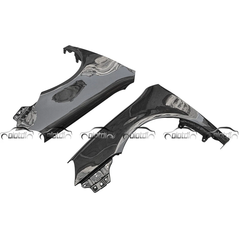 Carbon Fiber For 04-08 VW Volkswagen GOLF5 GTI Fenders Side Air Outlet Cover - Image 3 of 4