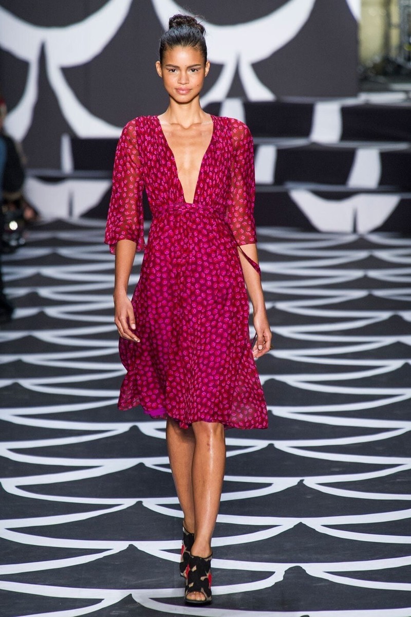 10 12 NEW DVF Diane von Furstenberg Alicia BALLET ROSE