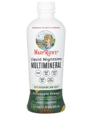 Mary Ruth's Liquid Nighttime Multimineral Pineapple Dream 32 fl oz (946 ml)