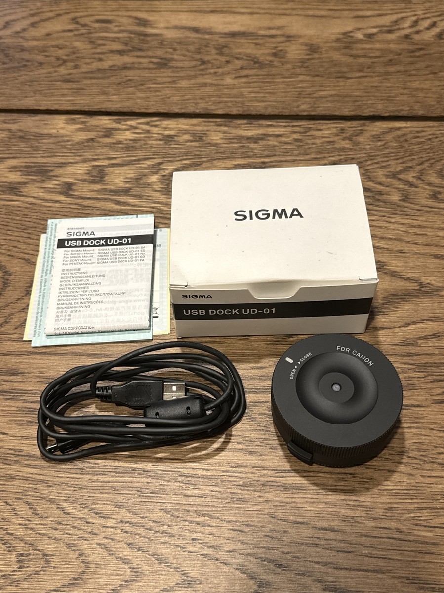 Sigma USB Dock Lens UD-01 For Canon Mount New Never Used