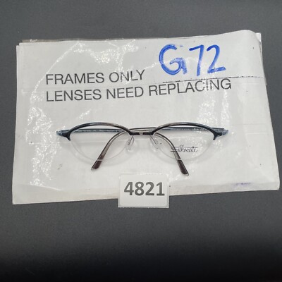 Silhouette Eyeglasses Eye Glasses Frames M 1949 /40 6052 48-18-125 Austria G72