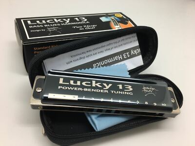 EASTTOP Lucky 13 Bass Plus Blues Harmonica 13 Holes Diatonic Harp Harmonica New