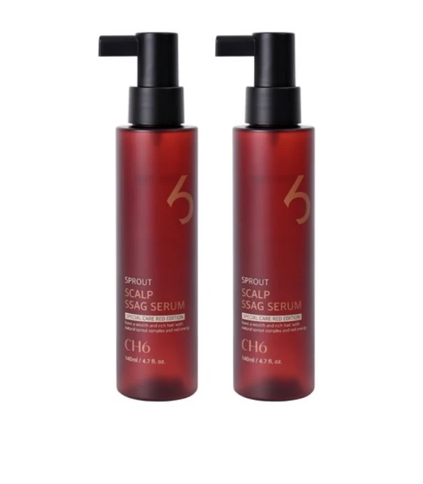 CH6 Scalp SSAC Red Edition Serum 140ml + 140ml Hair Loss Treatment