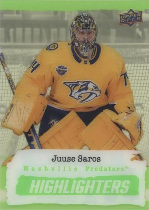 2023-24 Upper Deck Series 2 - Juuse Saros #HL-24 - 1 of 1
