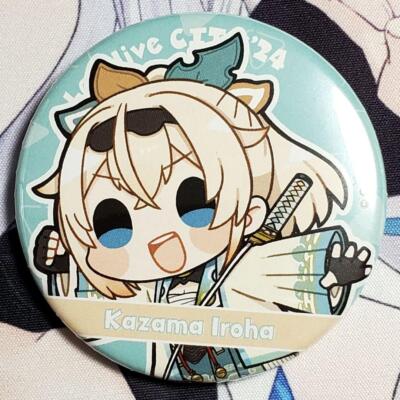 Kazama Iroha hololive CITY 2024 Limited Can Badge