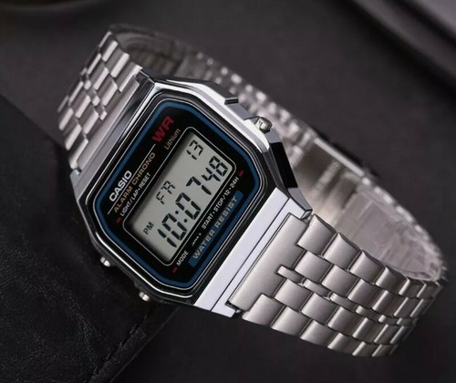 NUOVO Orologio Unisex Casio 593 A159W LCD Digitale W/R Chrono Alarm | eBay