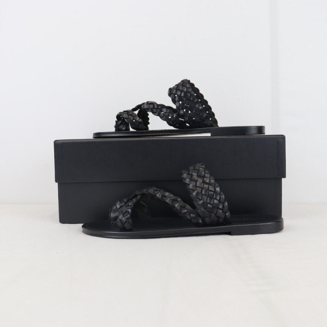 Sandalo Saint Laurent Paris Neil 05 in nero nuovo con scatola 43 5