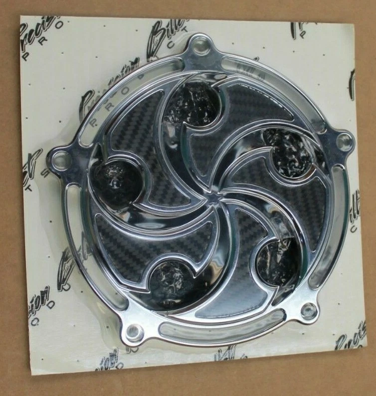 Filtro de aire Precision Billet, Assassin, doble leva Harley 1999-'15 - cromo Foto 3 de 4