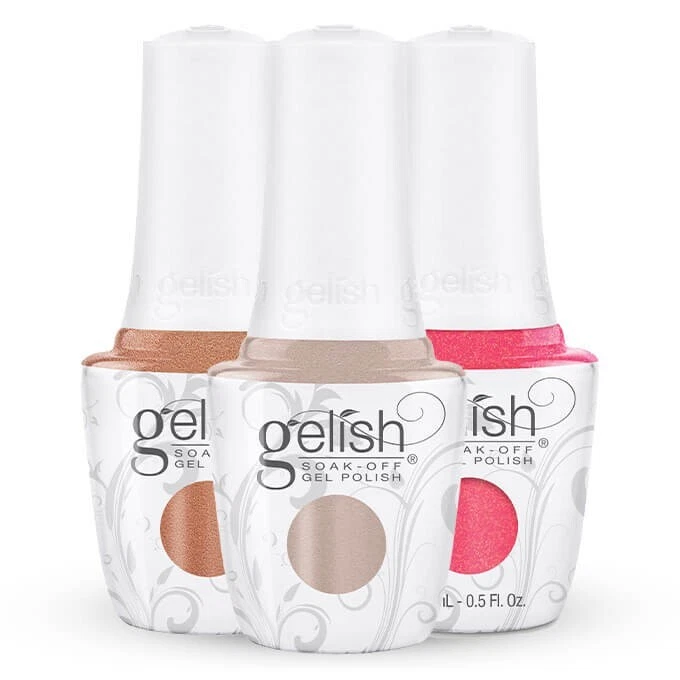 Gelish Harmony Soak Off Gel Polish Colours 100% AUTHENTIC Made in USA, UK SELLER