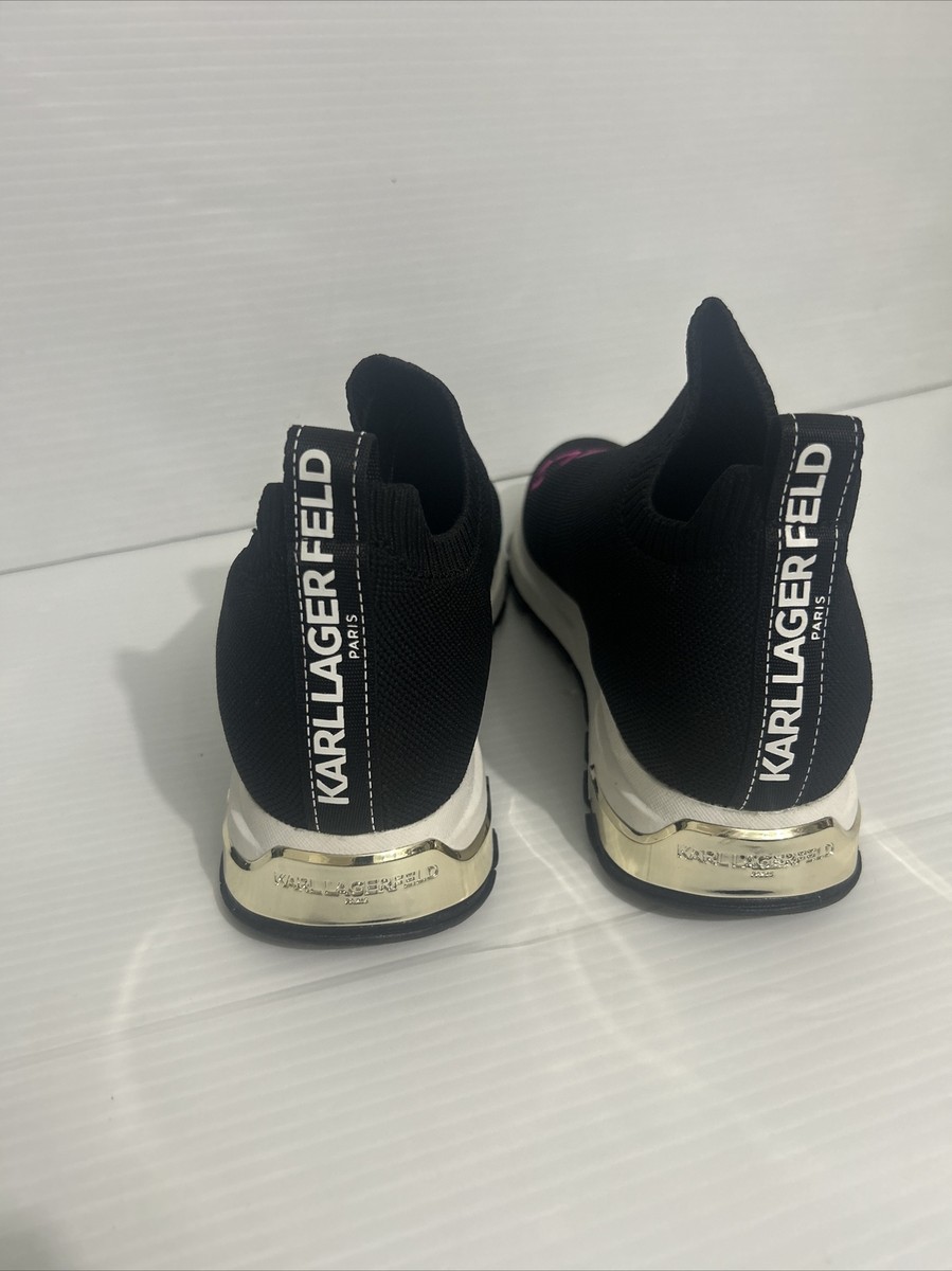 KARL LAGERFELD PARIS Mirren Embroidery Slip-On Sneakers Size 9M