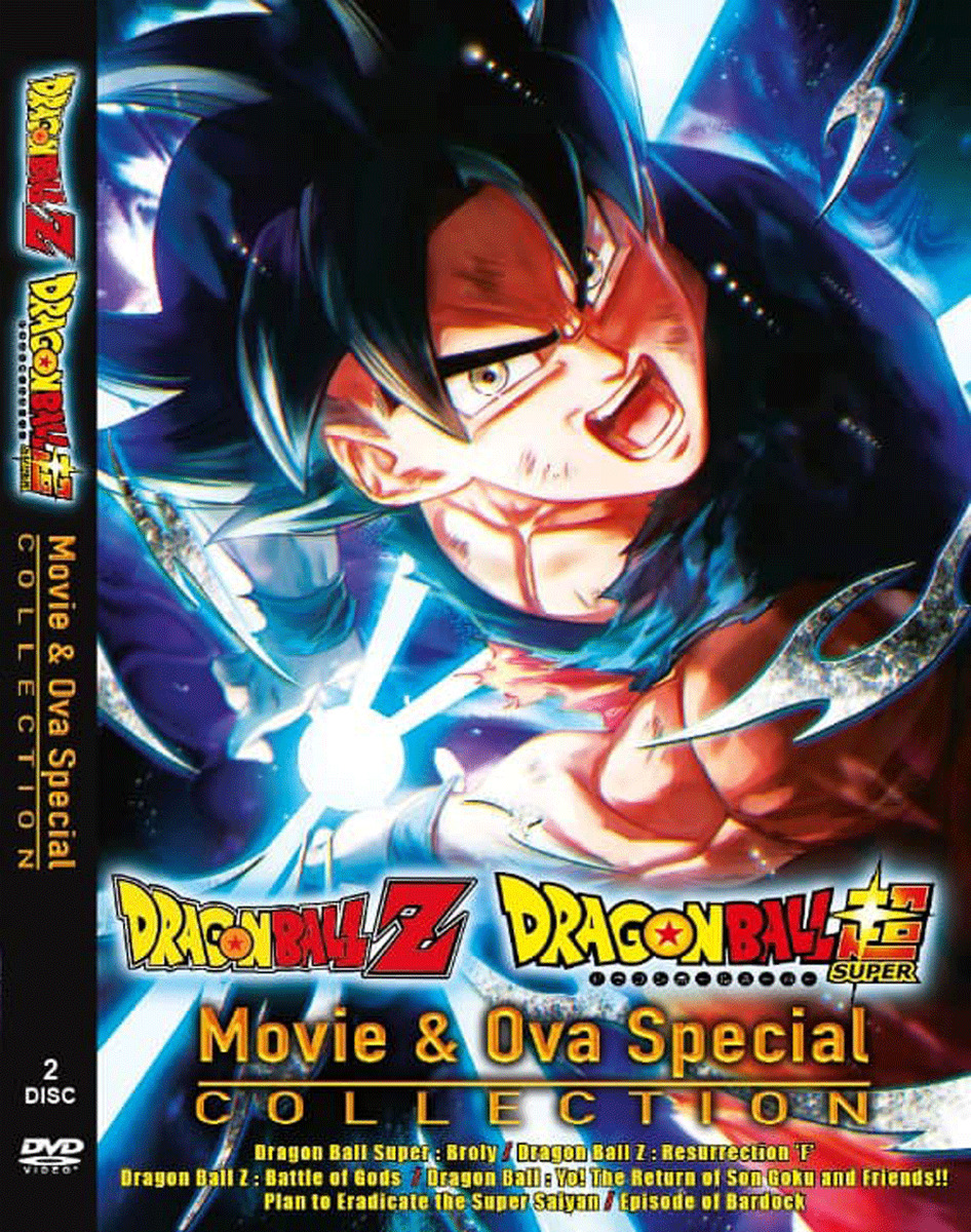 Dragon Ball Z Todos os Filmes + Especiais + Ovas em DVD