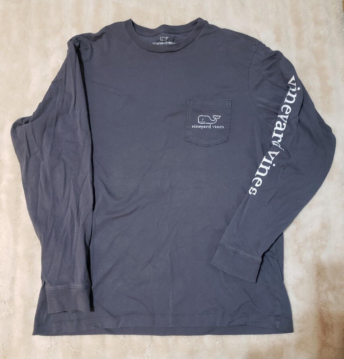 FILA T shirt uomo canottaggio Vineyard Vines manica lunga taglia media