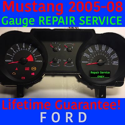 REPAIR SERVICE 2008 FORD MUSTANG INSTRUMENT PANEL GAUGE CLUSTER 05 06 07 08