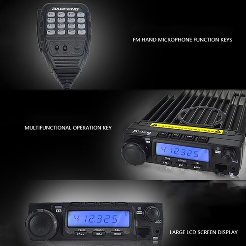 UHF CB Radio Connect Wireless Fleet Car Radio Intercoms With Cigarette Lighter - Picture 7 of 8
