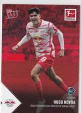 Topps Now 2021 Bundesliga Card 56 Hugo Novoa Rookie RC 30/99 Red Parallel. rookie card picture
