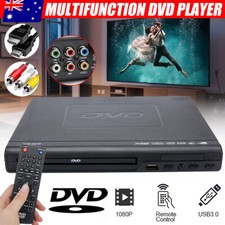 DVD Player Movie Composite Video Multi Region HD 1080p W/ Remote RCA HDMI Cable