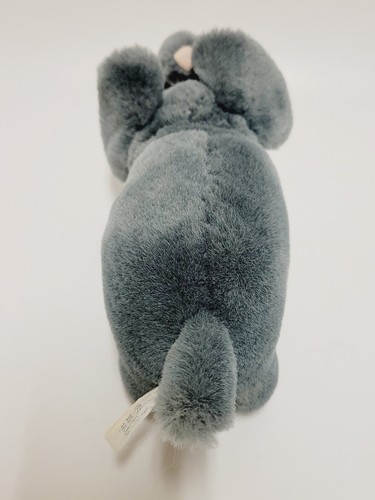 Elephant Plush Gray Realistic Small Stuffed Animal Toy Vtg K&M Intl 1992 7" - Picture 6 of 14