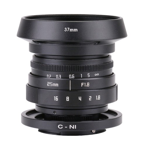 Edmund Optics 86572 25mm/F1.8 Fixed Focal Length HP Series C-Mount