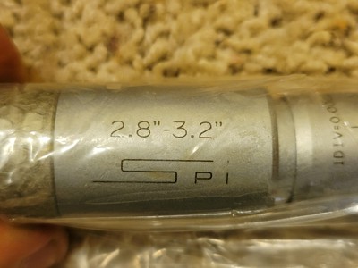 SPI Mechanical 3-Point Inside Bore Micrometer: 3.2'' to 3.6'' inch Range 10-745-8