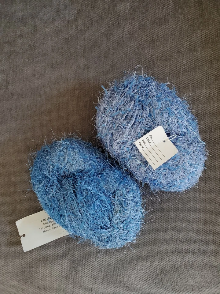 SALE! 1 lb Hand-Dyed Ballerina Eyelash Yarn -Sterling Orchid - Image 2 of 4