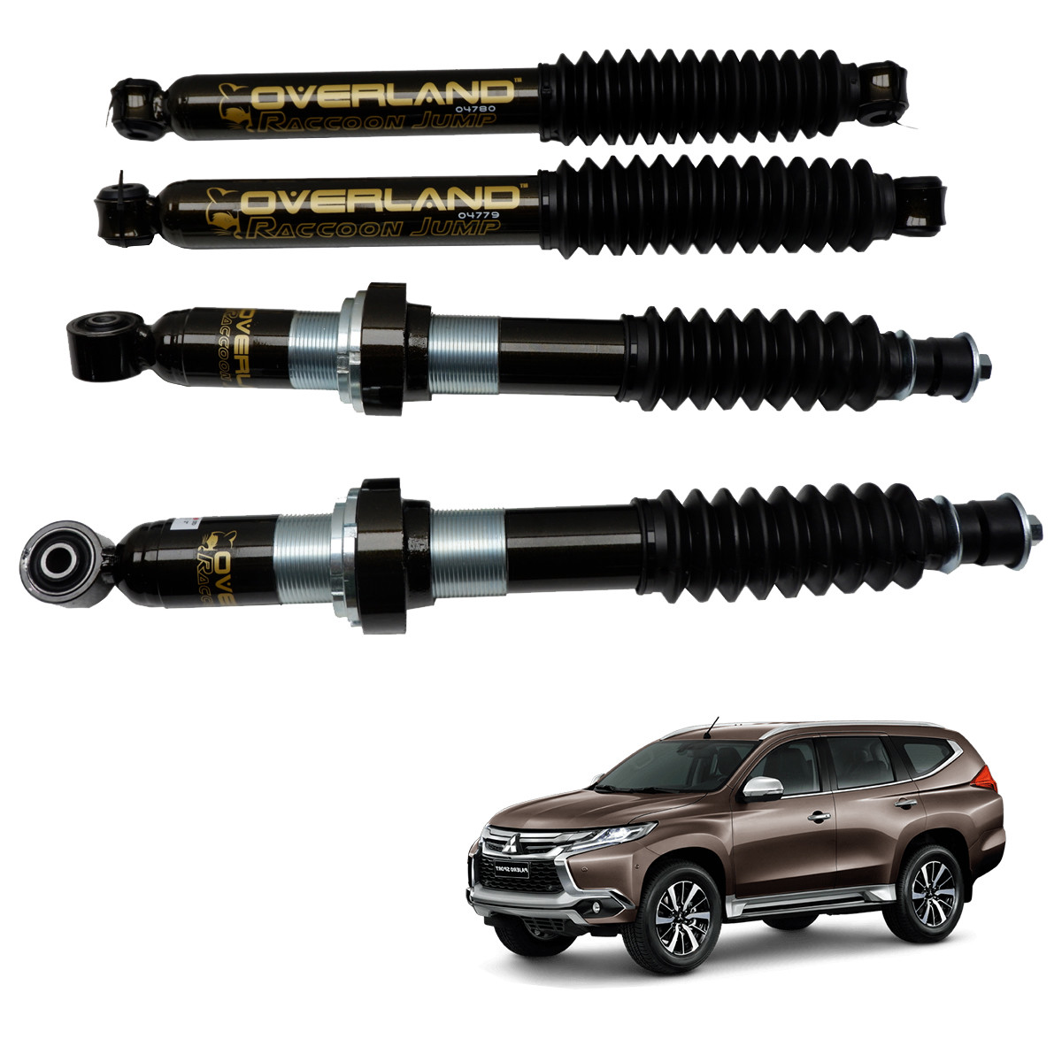 Mitsubishi Pajero/Shogun 3.2DiD MK4 - V88/V98 09/2006+ - Rear Shock Absorber Pair 5576 P Mitsubishi Pajero/Shogun 3.2DiD MK4 - V88/V98 09/2006+ - Rear Shock Absorber Pair 5576 P