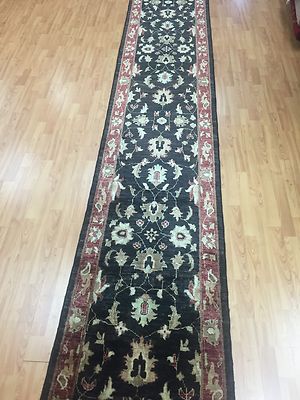 2'4'' x 16'6'' New Pakistani Peshawar Floor Runner Oriental Rug - Hand Made