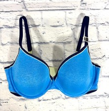 Victoria's Secret Women's 36DD Demi Bra Lined Underwire Royal Blue