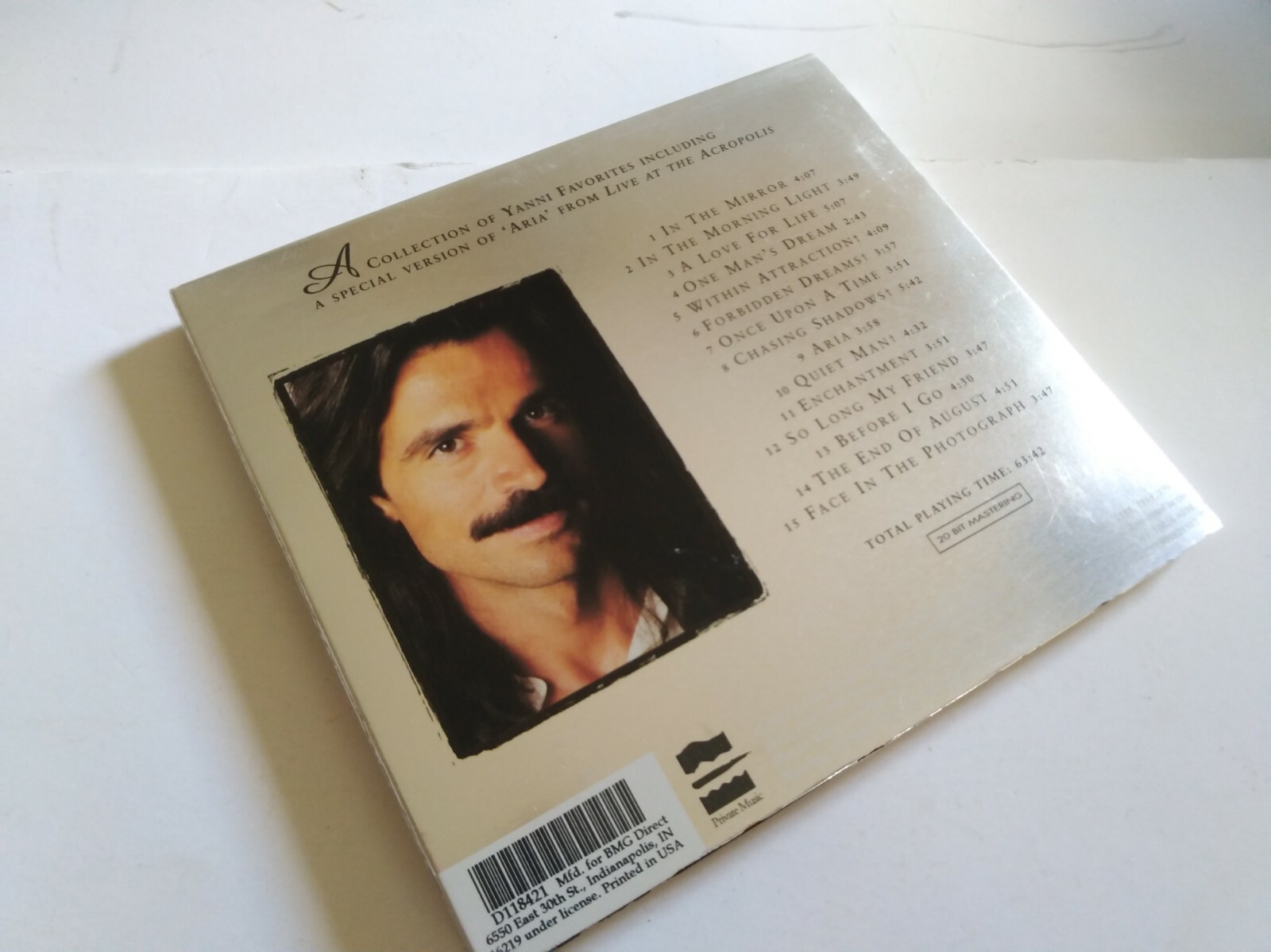 Yanni In the Mirror (CD, Apr1997, Private Music) Trifold holder Very Good 10058215028 eBay