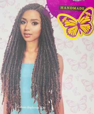 Cherish Bulk 2X Butterfly Locs 24'' Zoll UK Verkäufer