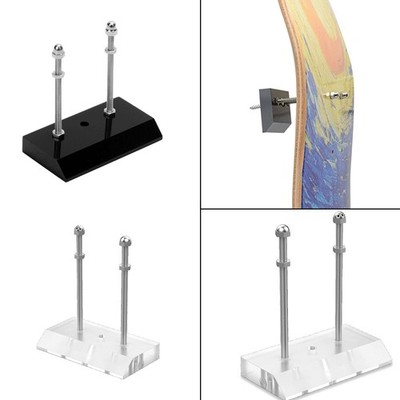 Horizontale Wandhalterung zur Präsentation von Skateboard Decks
