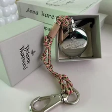 Vivienne Westwood Round Orb Pocket Portable Ashtray Silver With Box Steel MINT