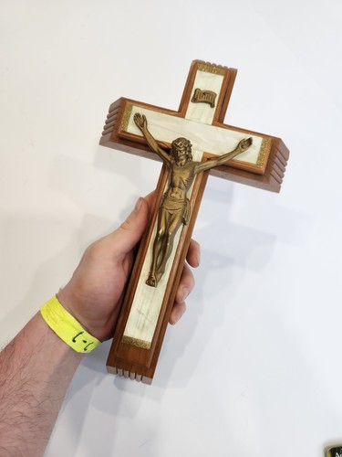 Vintage Crucifix Cross Sick Call Last Rites Kit Complete!!! - Picture 8 of 9