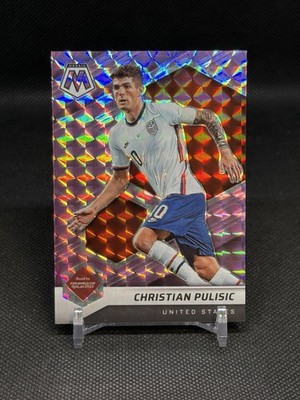 2021-22 Panini Mosaic FIFA Road to World Cup Christian Pulisic #100 Purple /49