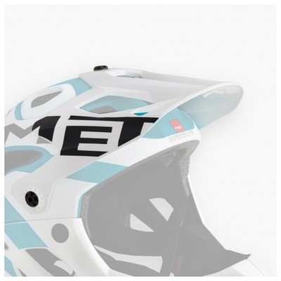 MET Parachute Ersatz Visier White MTB Fahrrad Helm Widerstandsfähig Schutz Rad