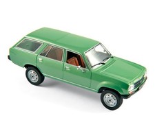 1:43 NOREV Peugeot 504 Break Dangel 4X4 1980 Green Met NV475430 Model