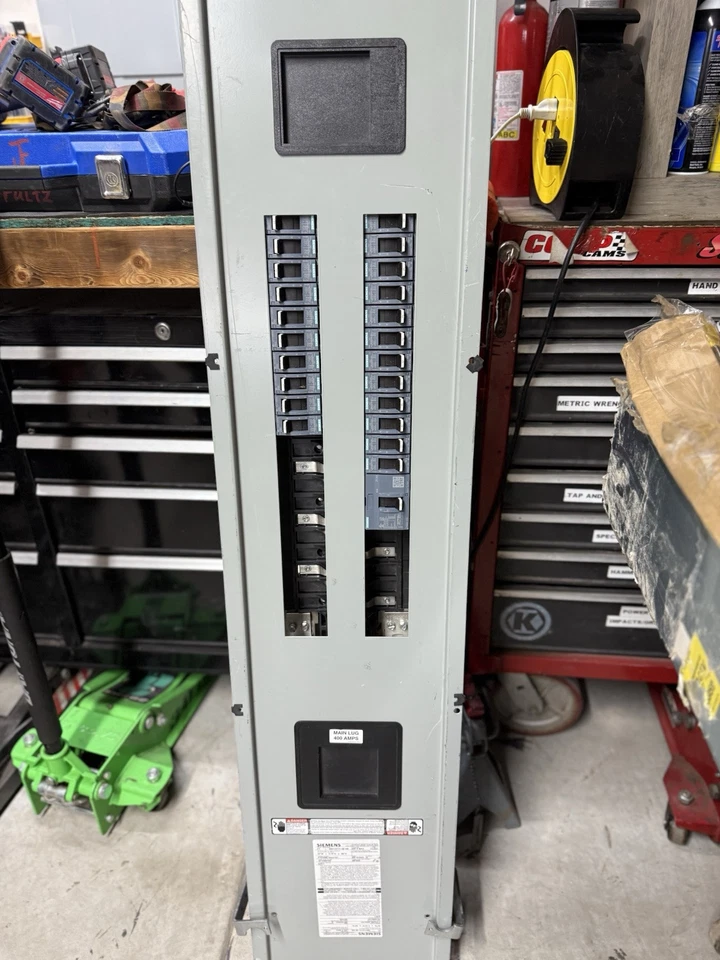 Siemens 3VA4 serie 400 AMP 480V 3PH 42C MCB PANEL INTERIOR SIN CUBIERTA NF Foto 2 de 2